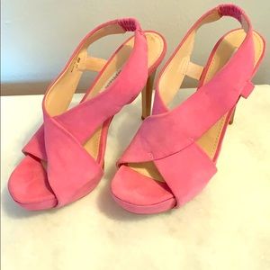 DVF never worn pink heels
